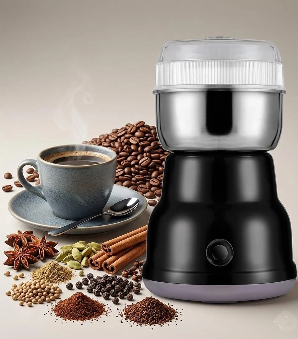 TORONTO Electric Coffee Grinder - 150W 14,000 RPM 40g Capacity