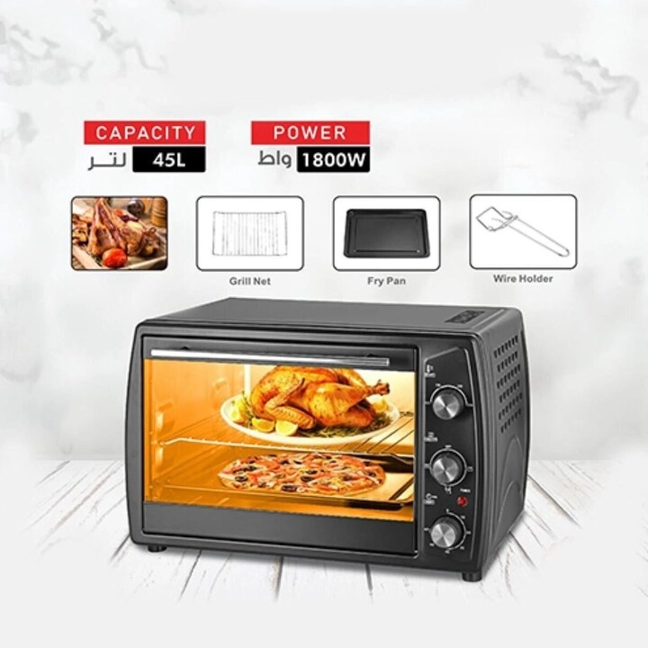 Electric Oven Toaster - Multi-function Bake Grill Roast