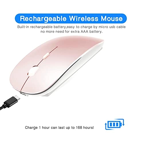 LED Rechargeable Mouse - Bluetooth