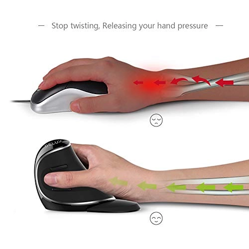 M618GX Ergonomic Vertical Mouse - Wireless