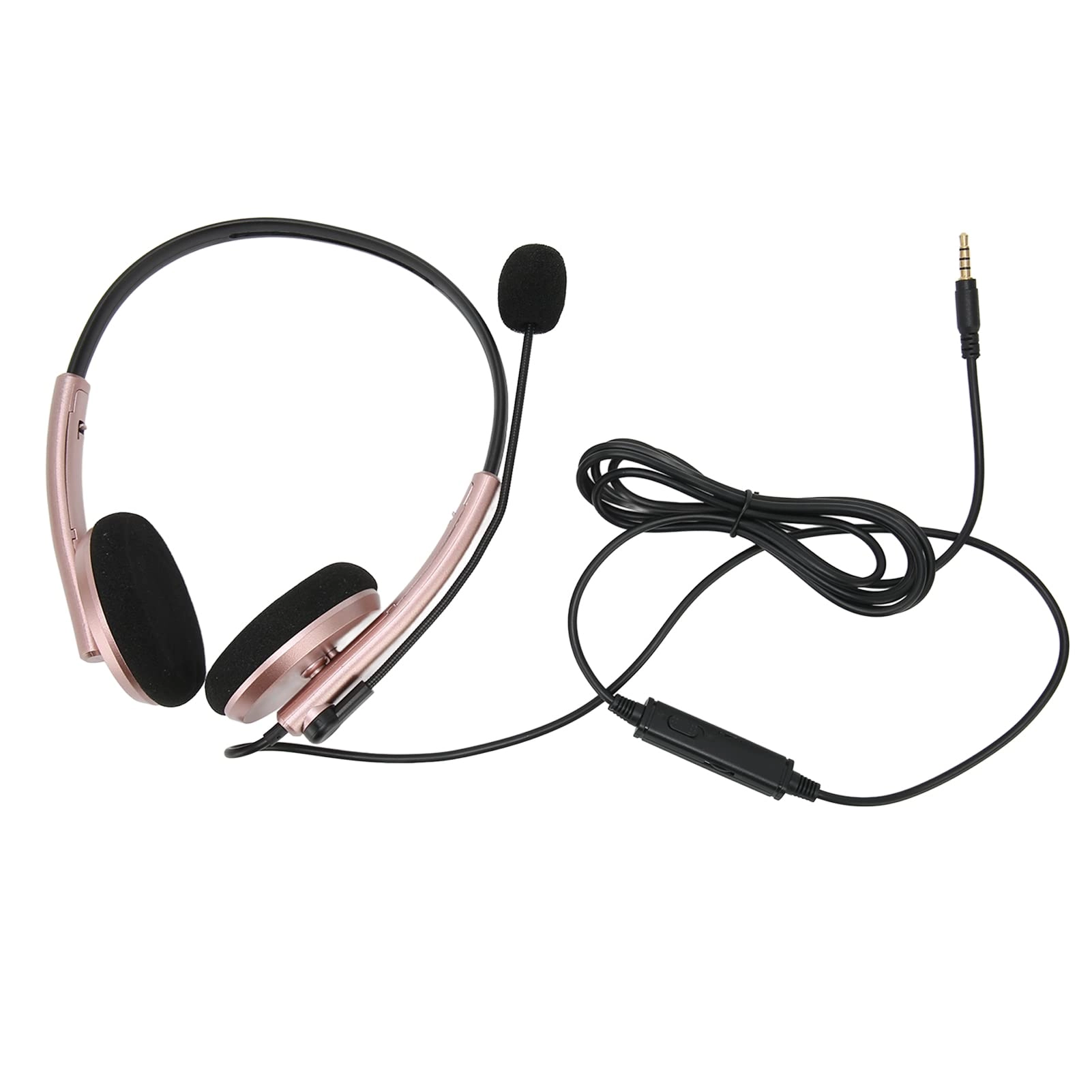 Call Center Headset - Single 3.5mm Space Gray Hearing Protection