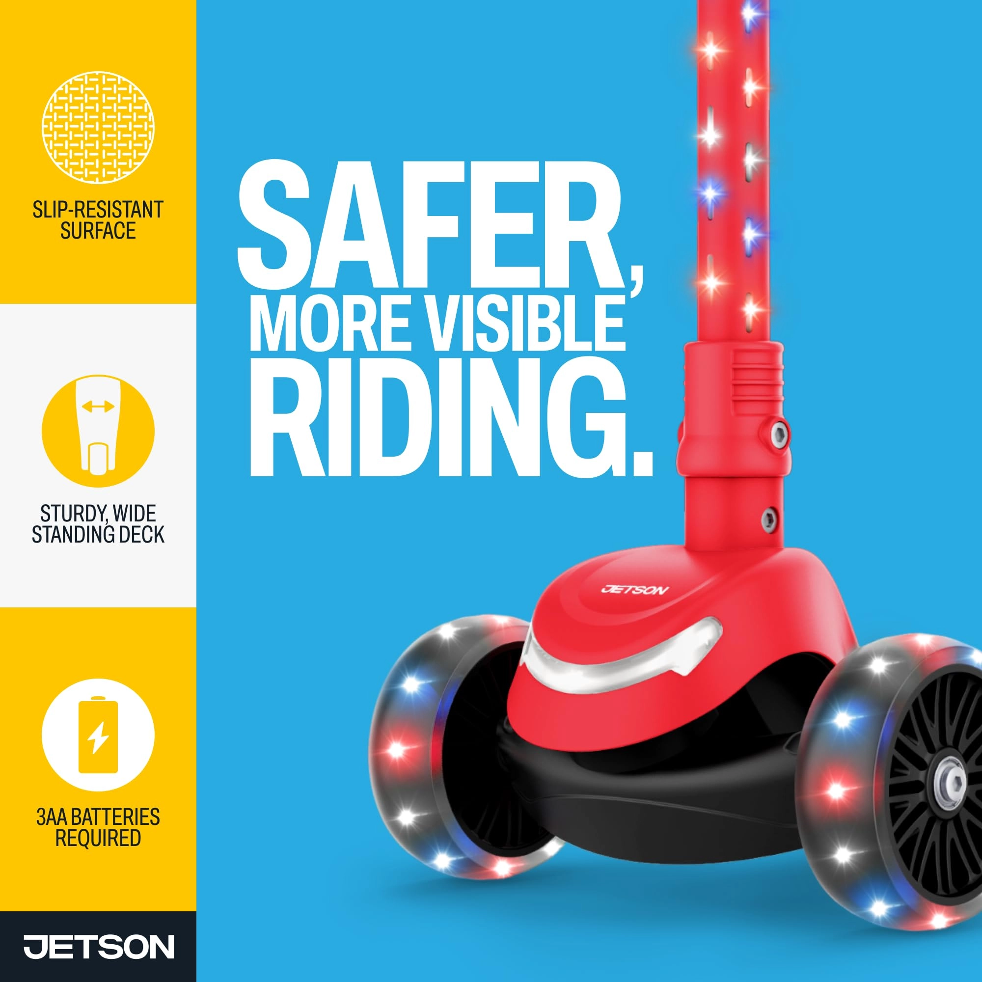 Jupiter Mini - 3-Wheel Foldable LED