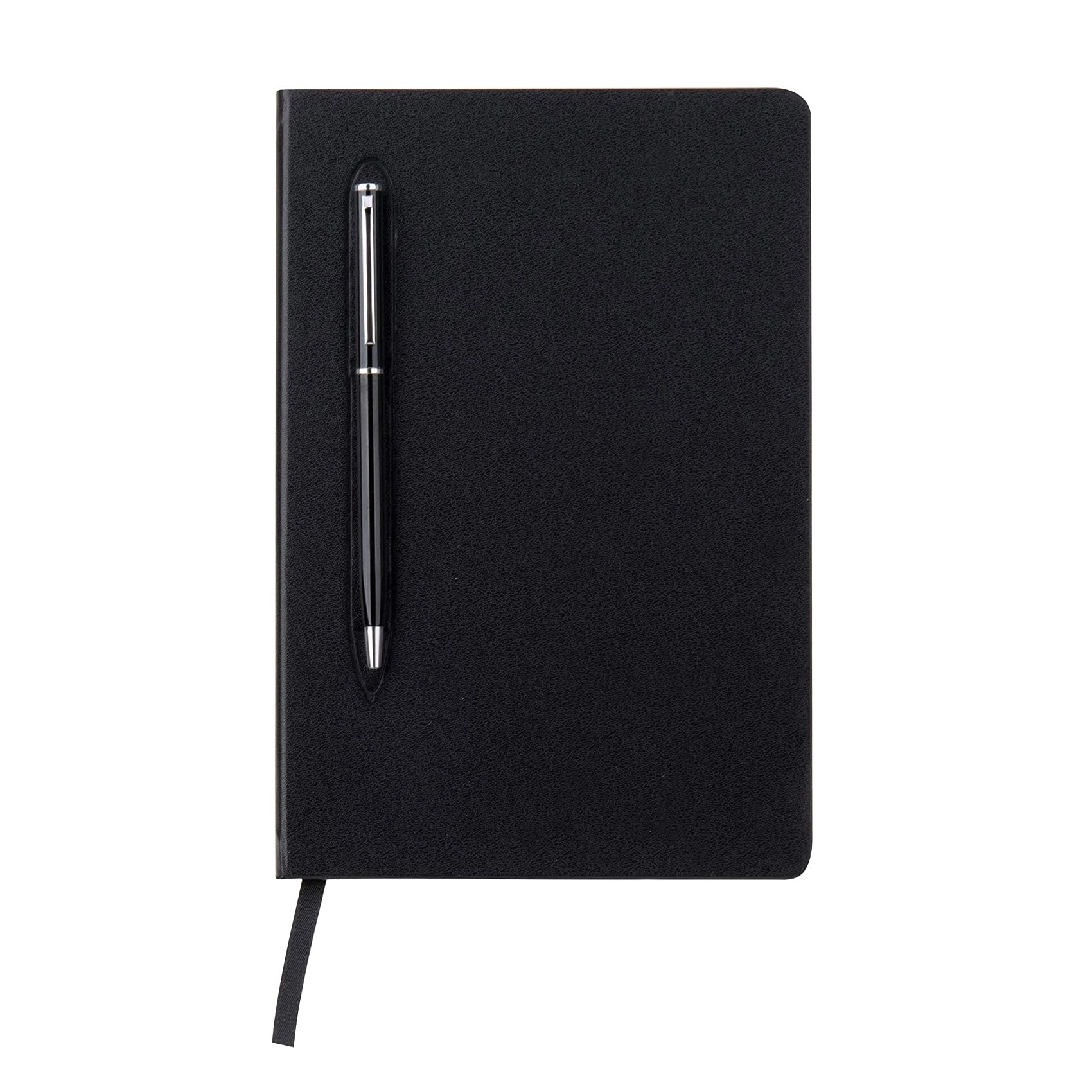 Soft Touch Hardcover Notebook and Pen Set A5 Hardcover - Lined 80 Sheets
