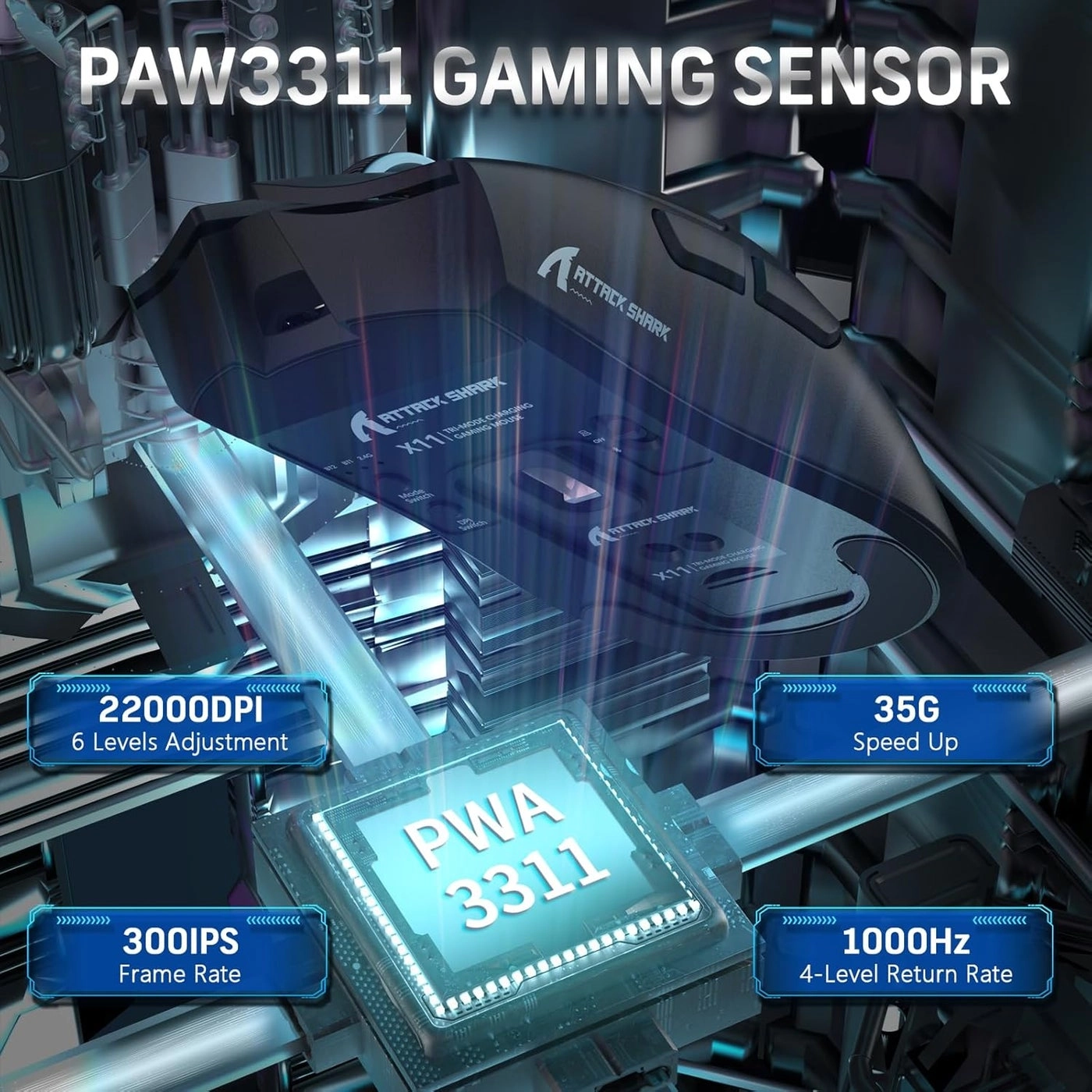 X11 Gaming Mouse - Wireless