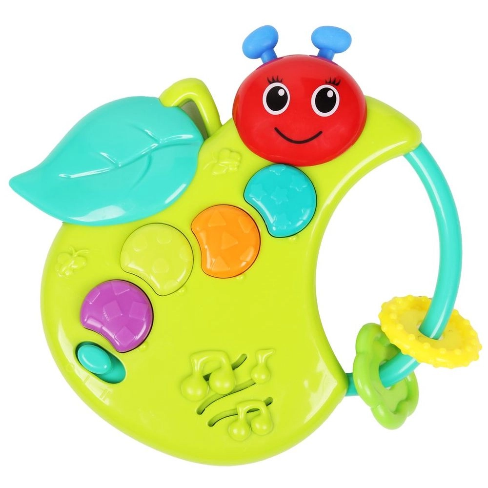 Little Angel Baby Musical Caterpillar Rattle Teether Toy - Suitable for 3 months and above