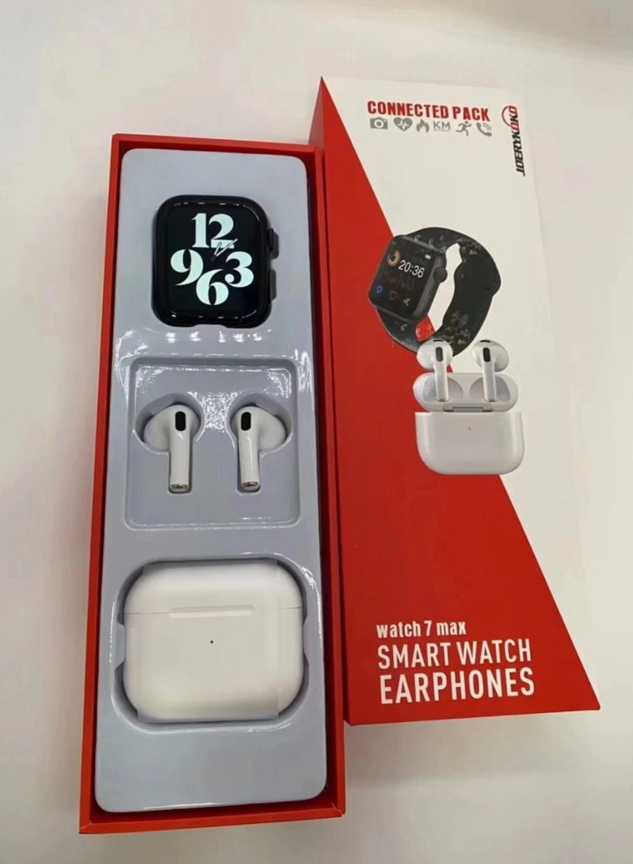 ACLIX Smart Watch + Extra Strap + Wireless Earphones