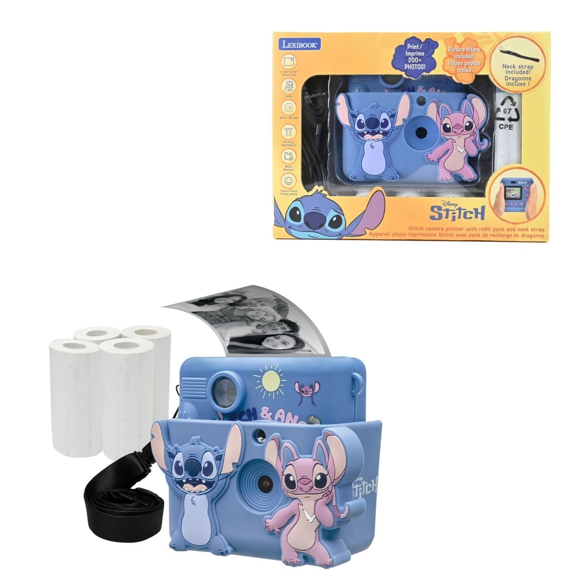 Lexibook Starcam® Print - Blue 4 paper rolls