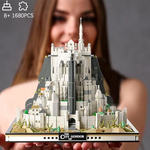Castle Architecture Mini Building Block Set - 1680 pcs