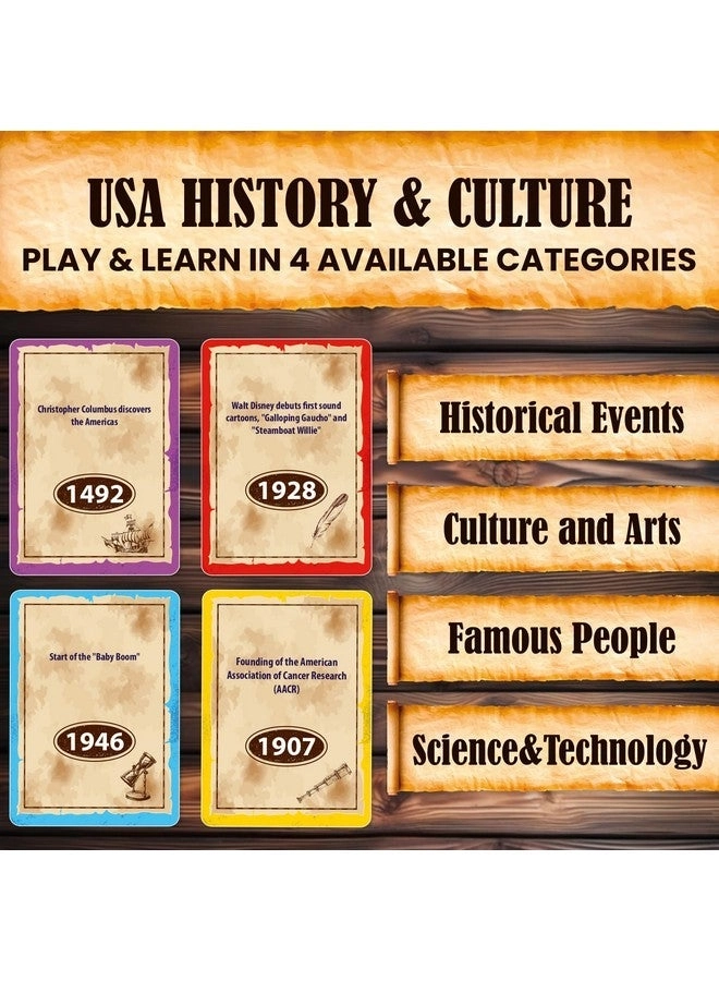 Istoria 500 - USA History Trivia Cards