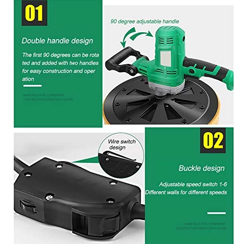 Drywall Sander - 750W Hand-Held Vacuum