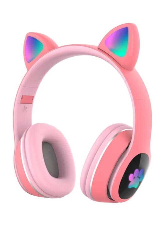Glowing Cat Ear Headphones Wireless Headphone