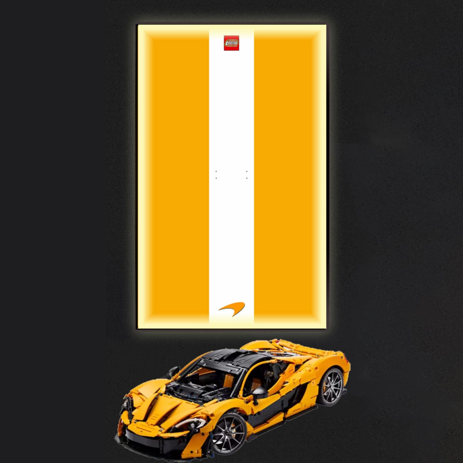 Figures Display Wall Mount - 50x80x4cm Acrylic