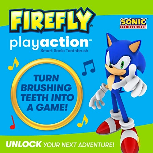 Play Action Sonic The Hedgehog Toothbrush Kit - Interactive Batteries Included Ages 3+