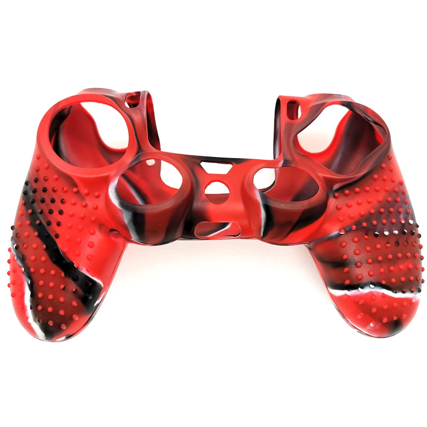 Silicone Skin Cover for Ps4 Controller - red granular