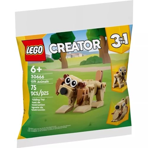 Creator Gift Animals (30666) - 3 in 1 75 Pieces Ages 6+