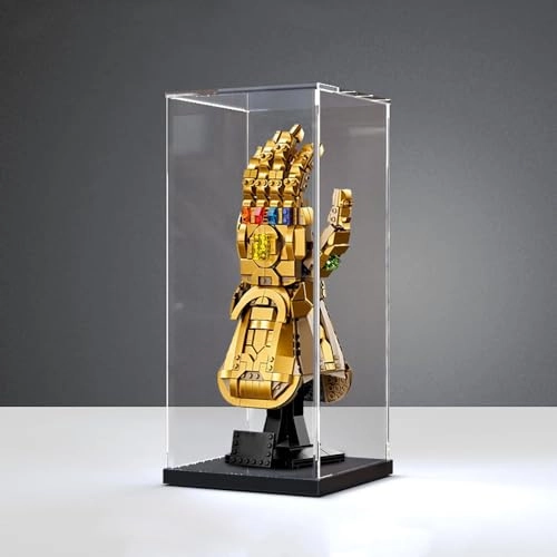 Infinity Gloves Acrylic Display Case - 35 x 15 x 15 cm Clear Dustproof