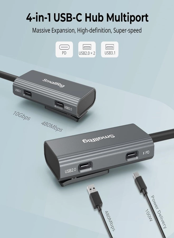 4-in-1 USB-C Hub - USB-C Mobile