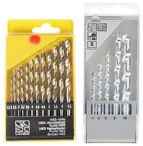 Masonry Drill Bit Set - HSS 13 pcs