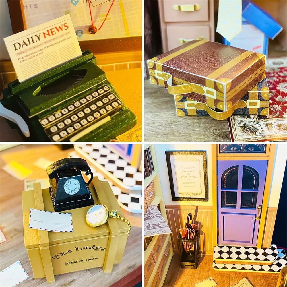 Miniature Dollhouse Kit - 1:24