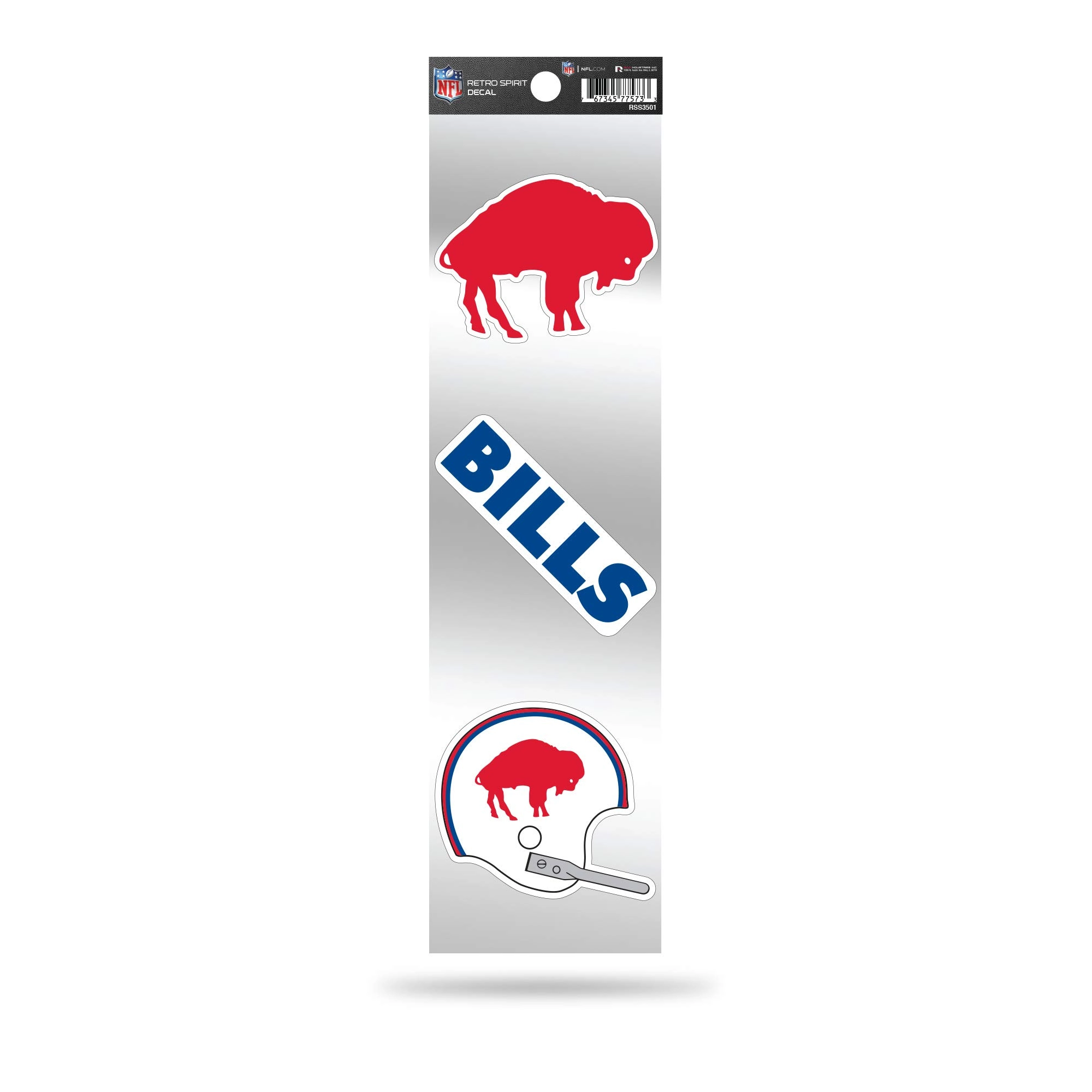 3-Piece Retro Spirit Decals - vinyl