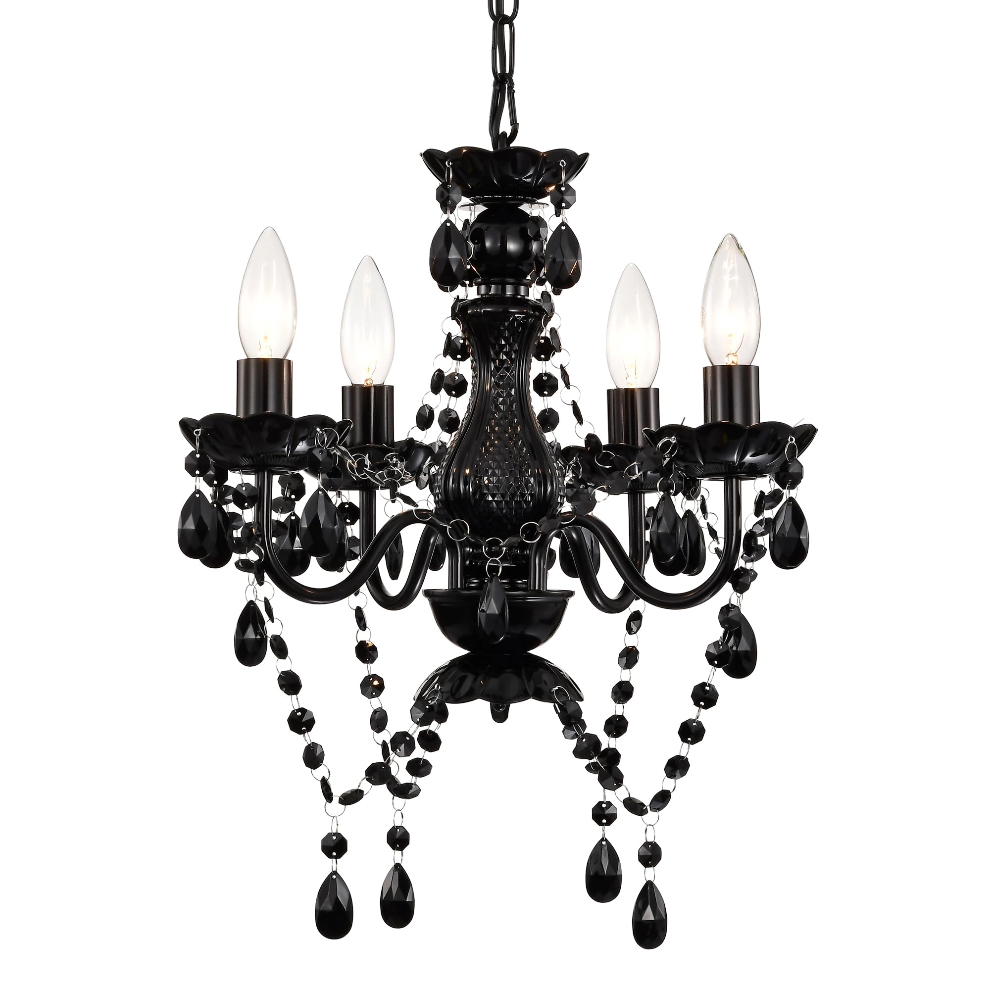 A-Lighting Small Crystal Chandelier - 4 Light 41cm