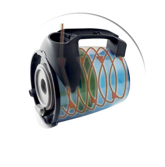 Improved cyclone for longer-lasting suction power