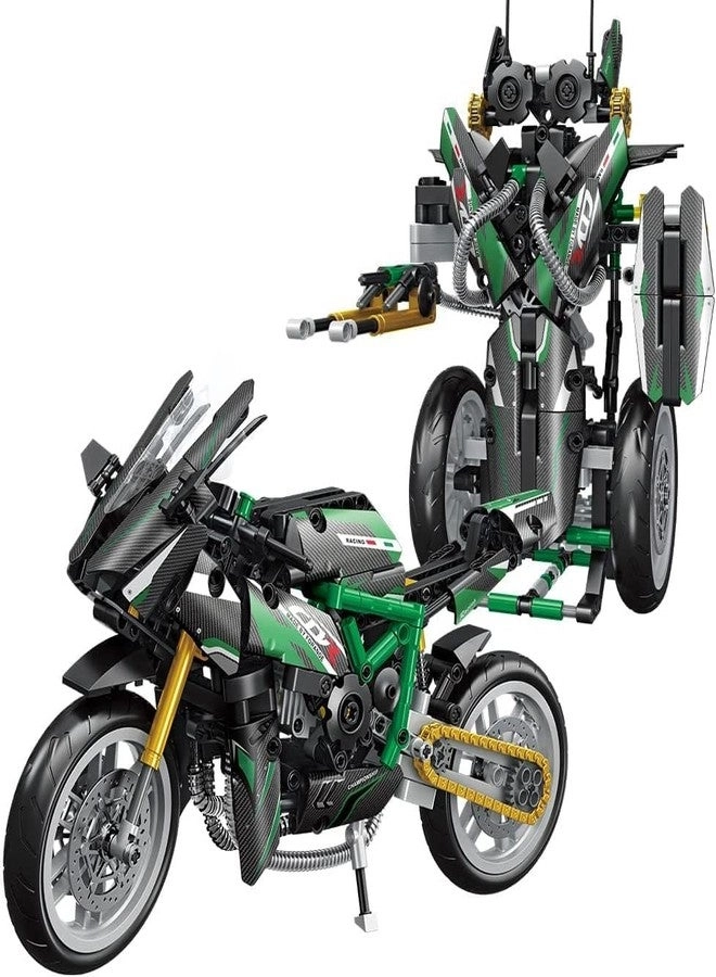 SKYBUCKET Deformation robotuilding toy - 15 pcs Motorcycle Model kit for ages 8+
