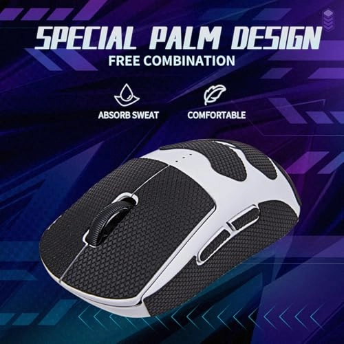 Mouse Anti Slip Grip Tape - For G PRO 2 LIGHTSPEED 0.5mm Palm Sweat Absorption