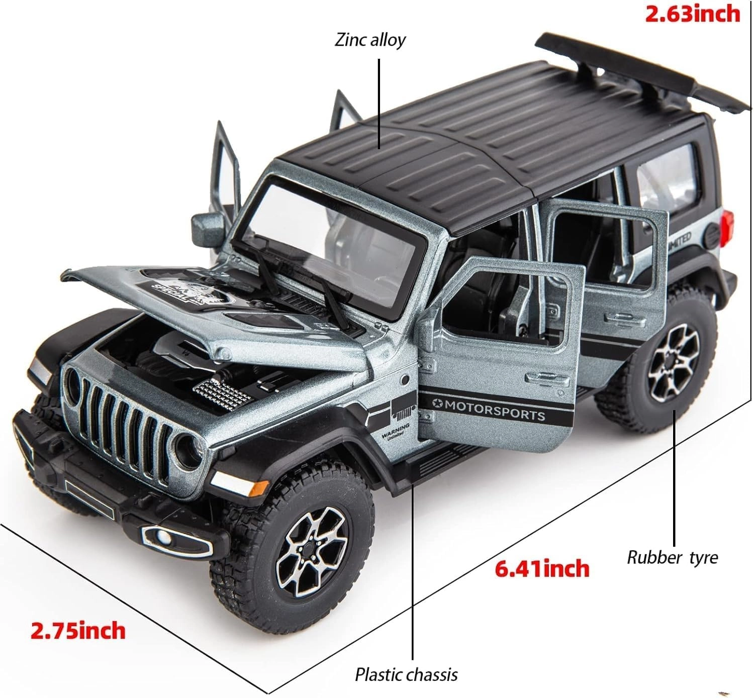 Rubicon CAR - 1:32 1pcs