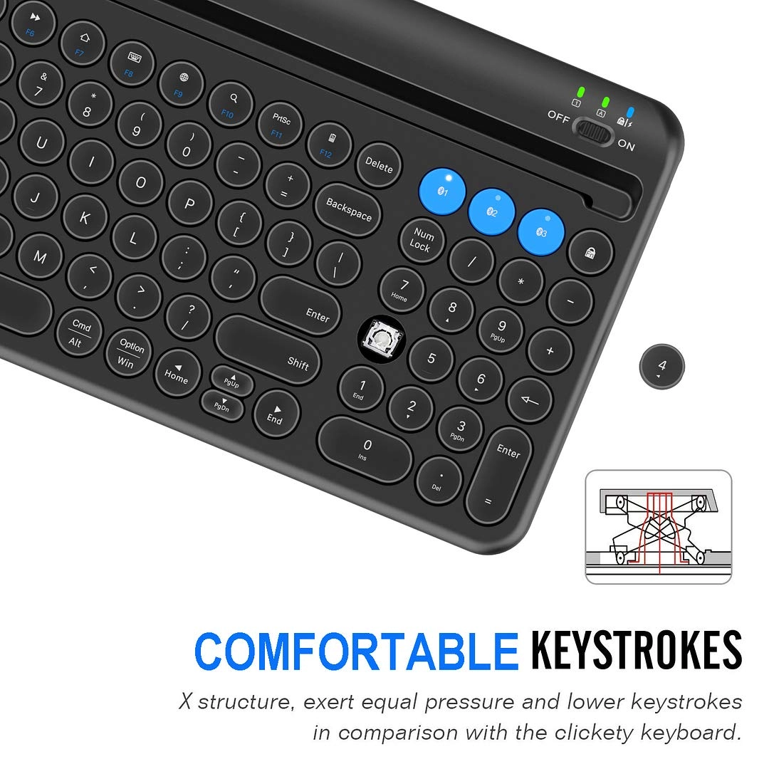 Universal Backlit Bluetooth Touch TV Keyboard - US Wireless
