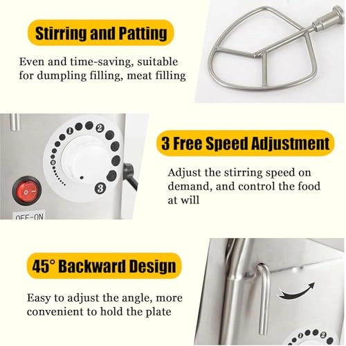 Professional Stand Mixer - 7L 350W/500W/500W