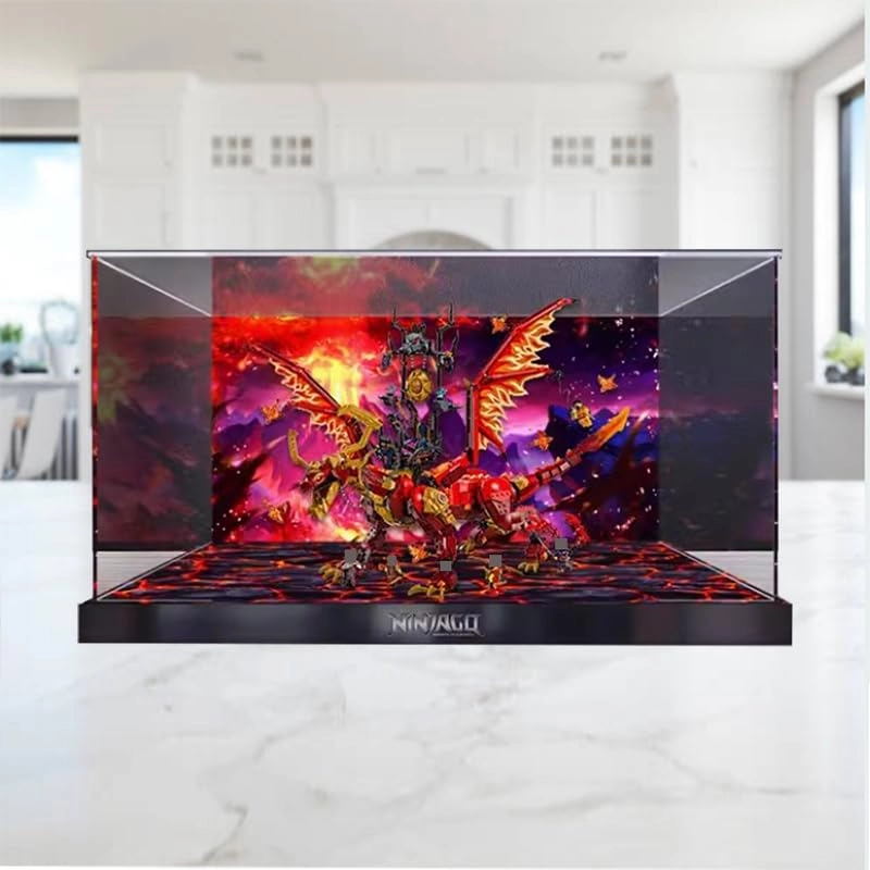 Clear Acrylic Display Case - LegoNINJAGO