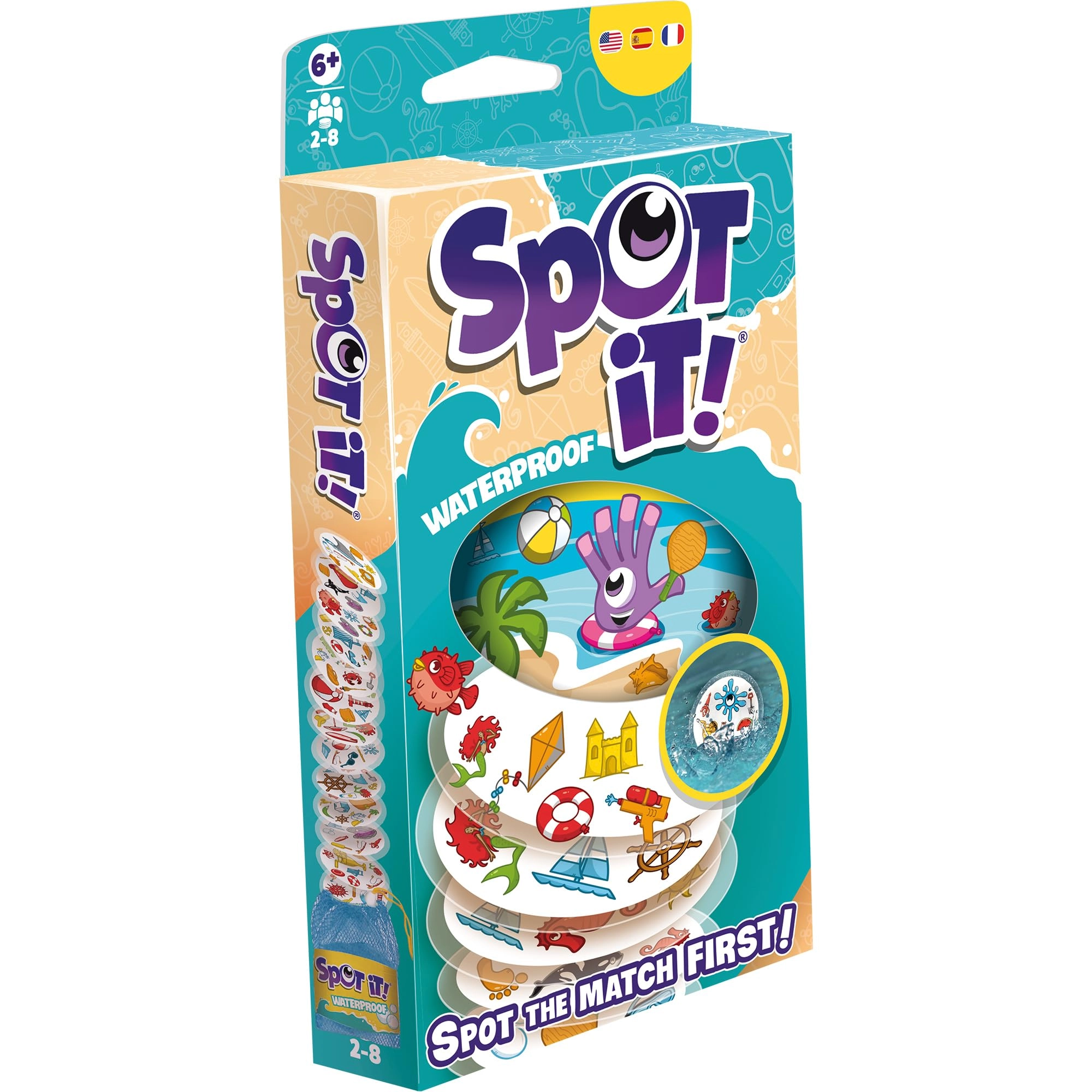 Spot It! Waterproof - Card Game