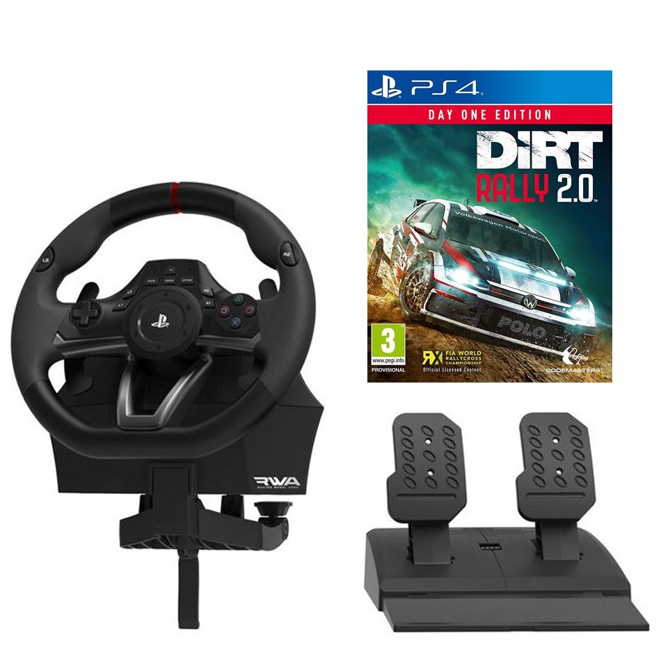Hori RWA Apex Racing Wheel - PS4 Bundle