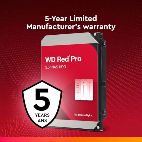 WD Red Pro 3.5" 7200rpm 512MB SATA 6Gb/s (WD202KFGX-SPCKWN0) - 20TB
