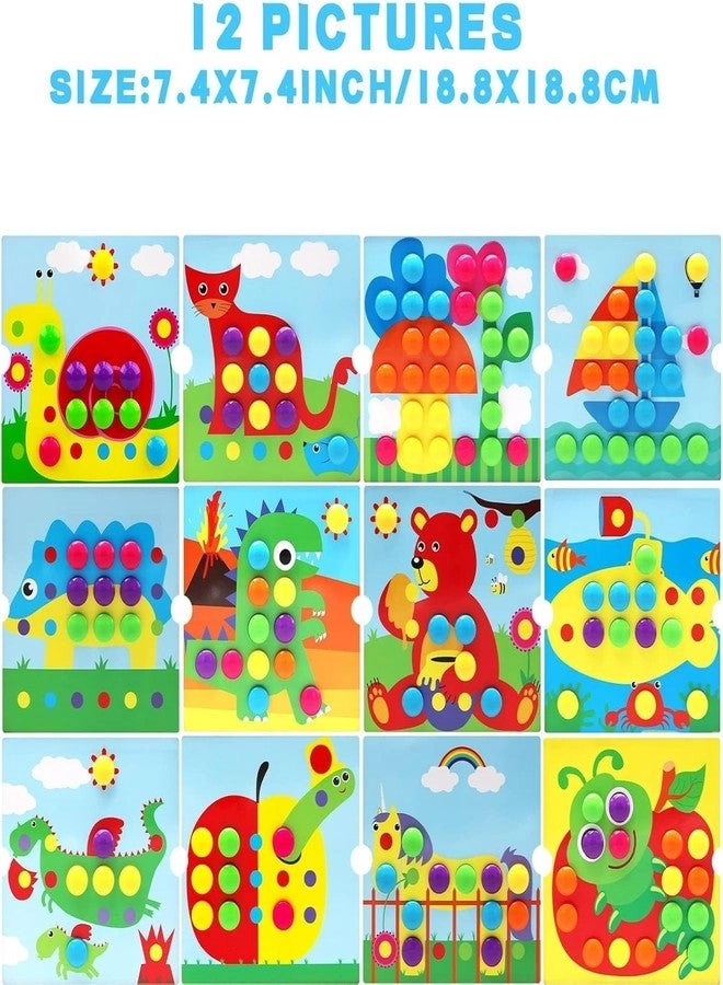 Button Art Toys Dinosaur - 3-5 Years Old