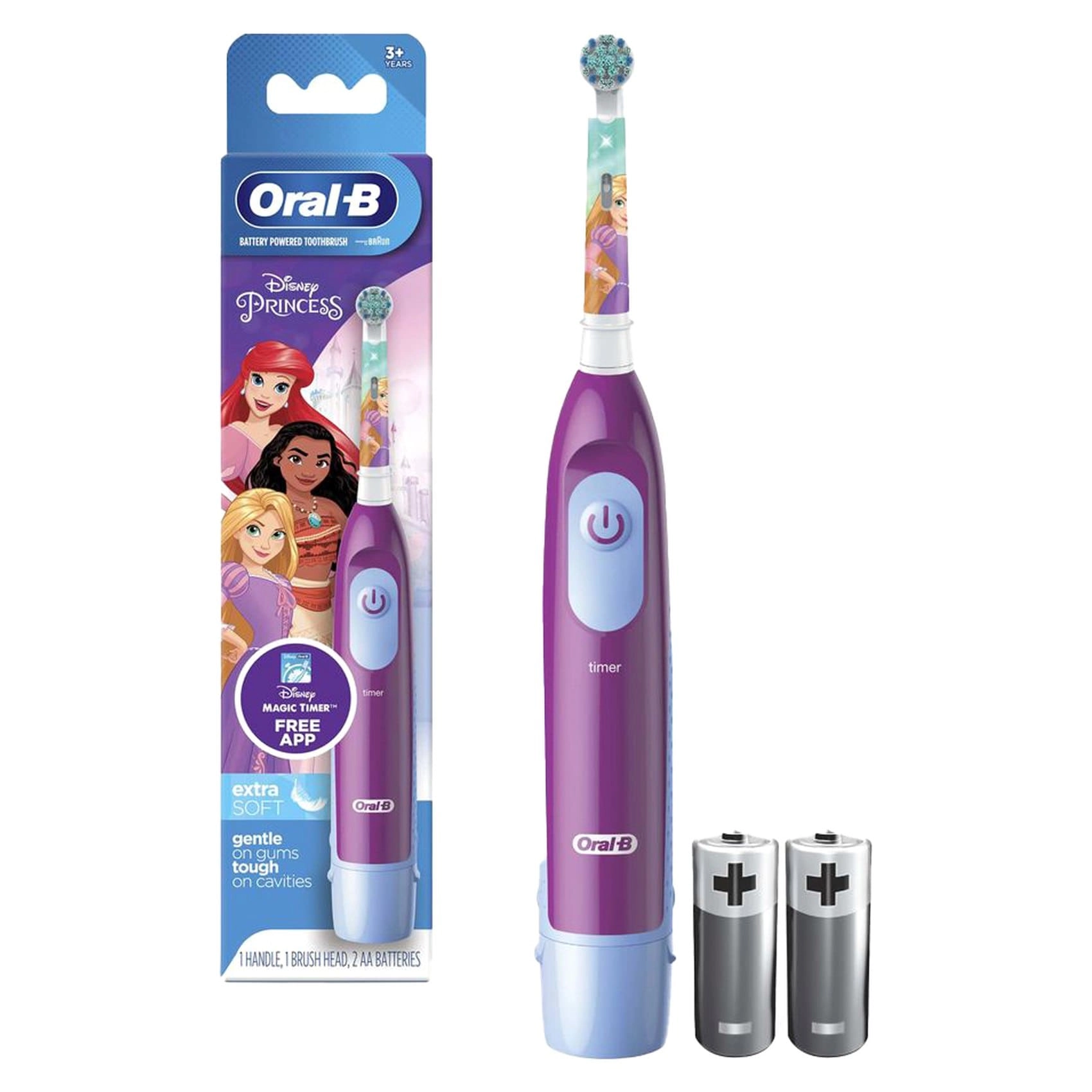 Oral-B DB5.510.1K - Princess soft bristles rotating head