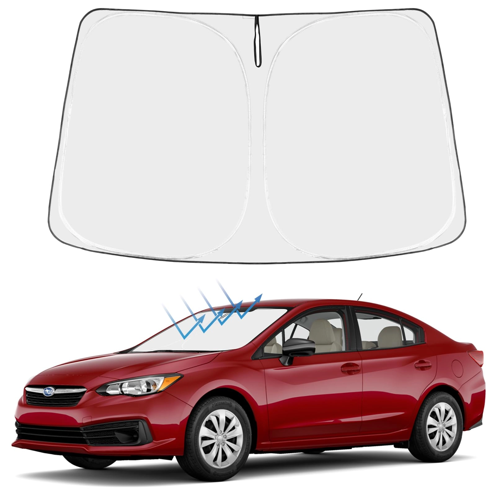 Proadsy Front Windshield Sunshade - Subaru Impreza 2015-2024