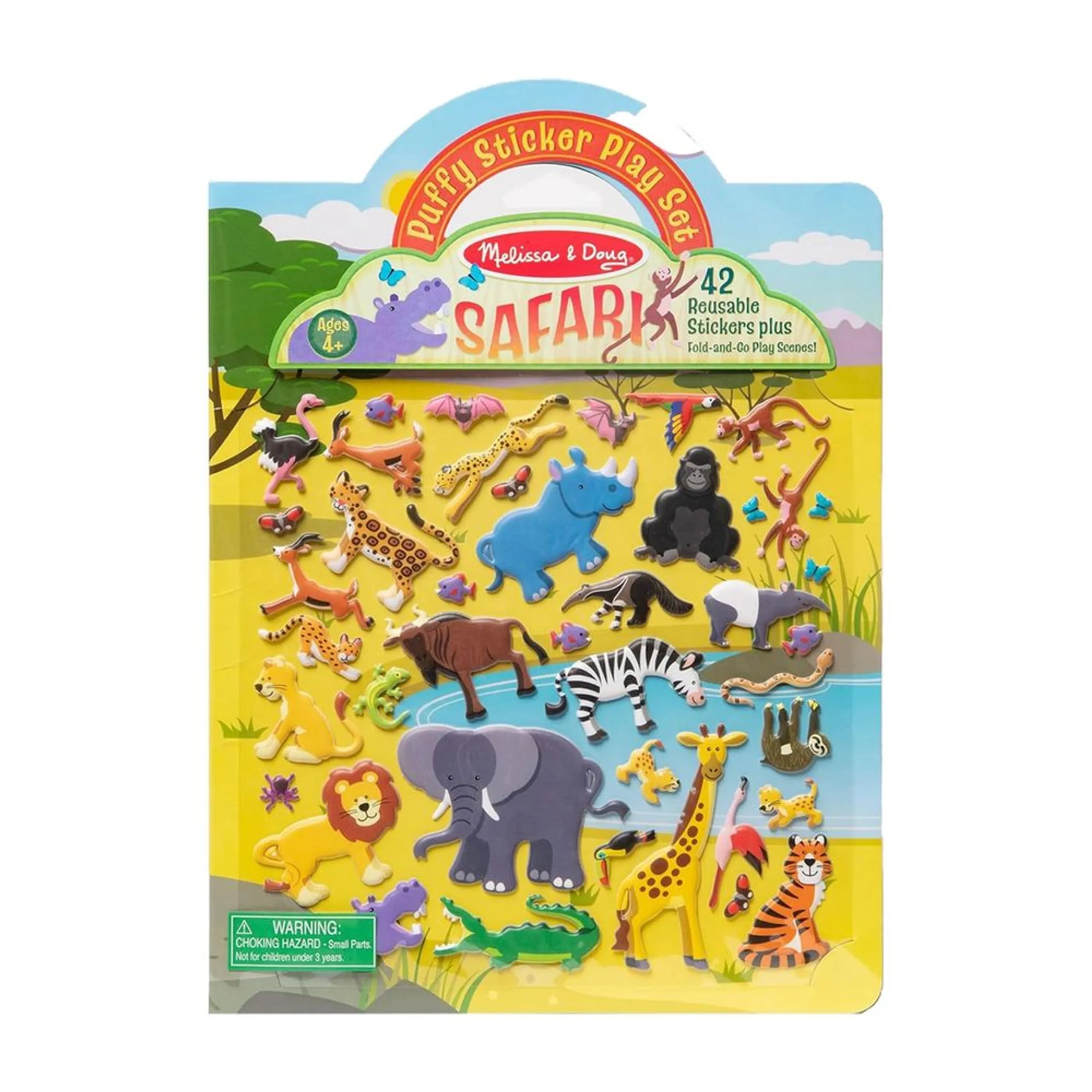 Melissa & Doug Safari Activity Sticker Book 42 pcs
