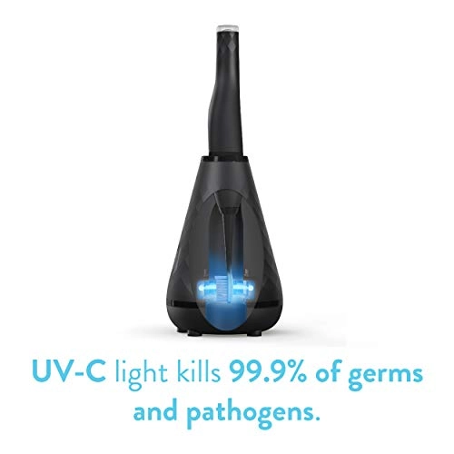 UV Sanitizing Sonic Toothbrush and Cleaning Station - Dual Speed Setting Black