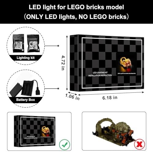 Led Light for LEGO 75380 Mos ESPA Podrace Dioroma