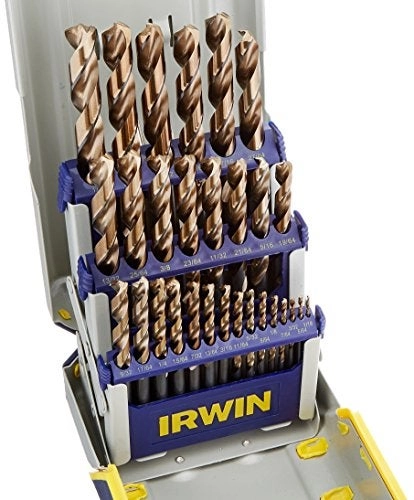 Drill Bit Set - premium high speed steel 29-Piece 1/16"" to 1/2""