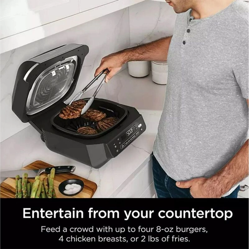 5-in-1 Indoor Grill With Air Fryer EG351ME