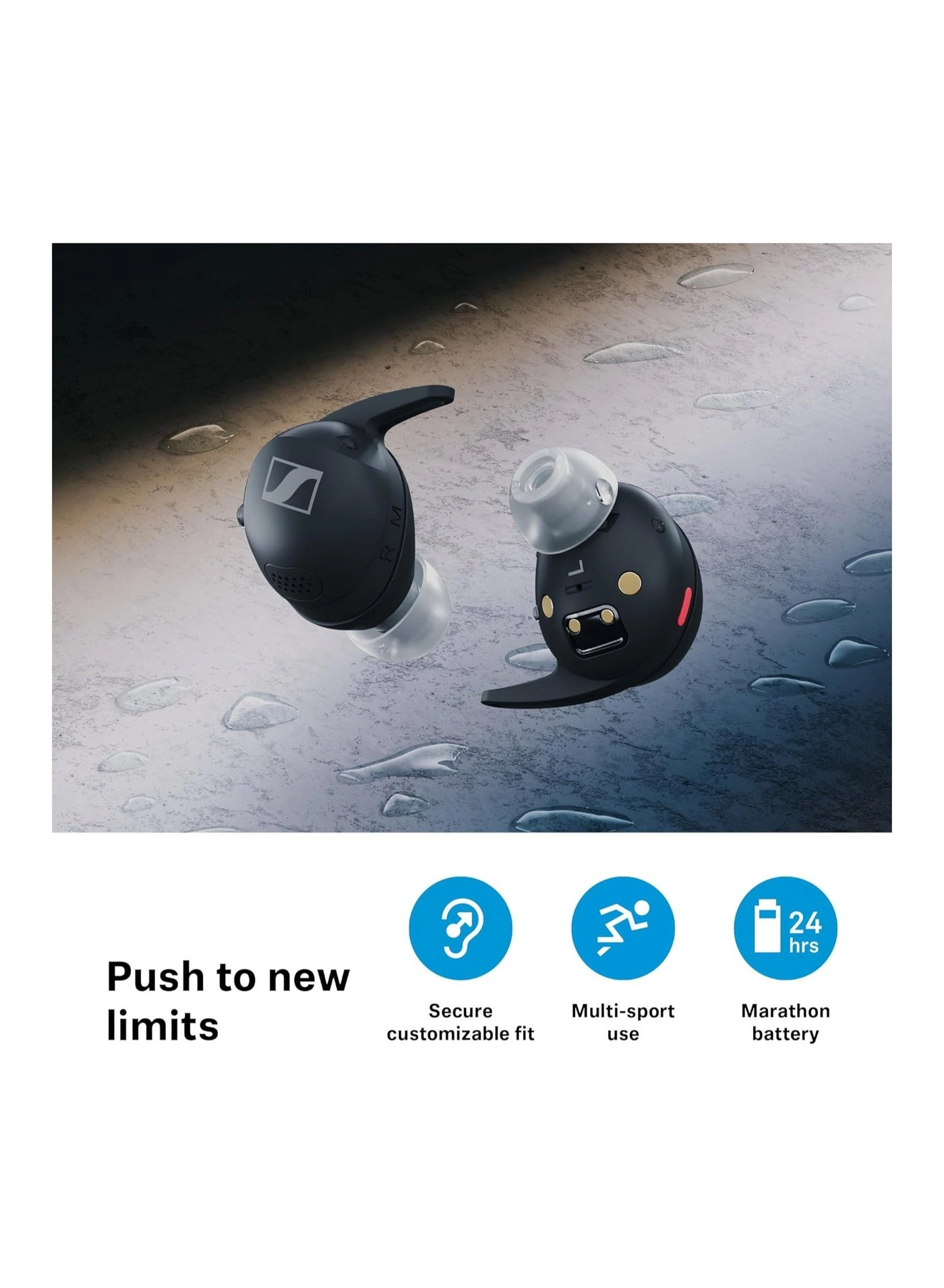 Momentum Sport SE - Adaptable ANC IP55 24 Hours Battery Life