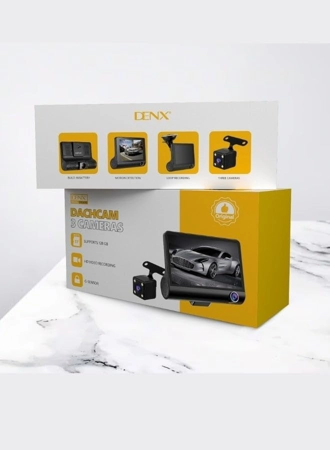 DX3618 - 3 Cameras 4" HD 128GB