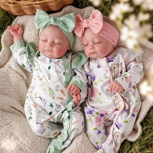 Reborn Baby Dolls Twins - 20Inch Soft Body Ages 3+