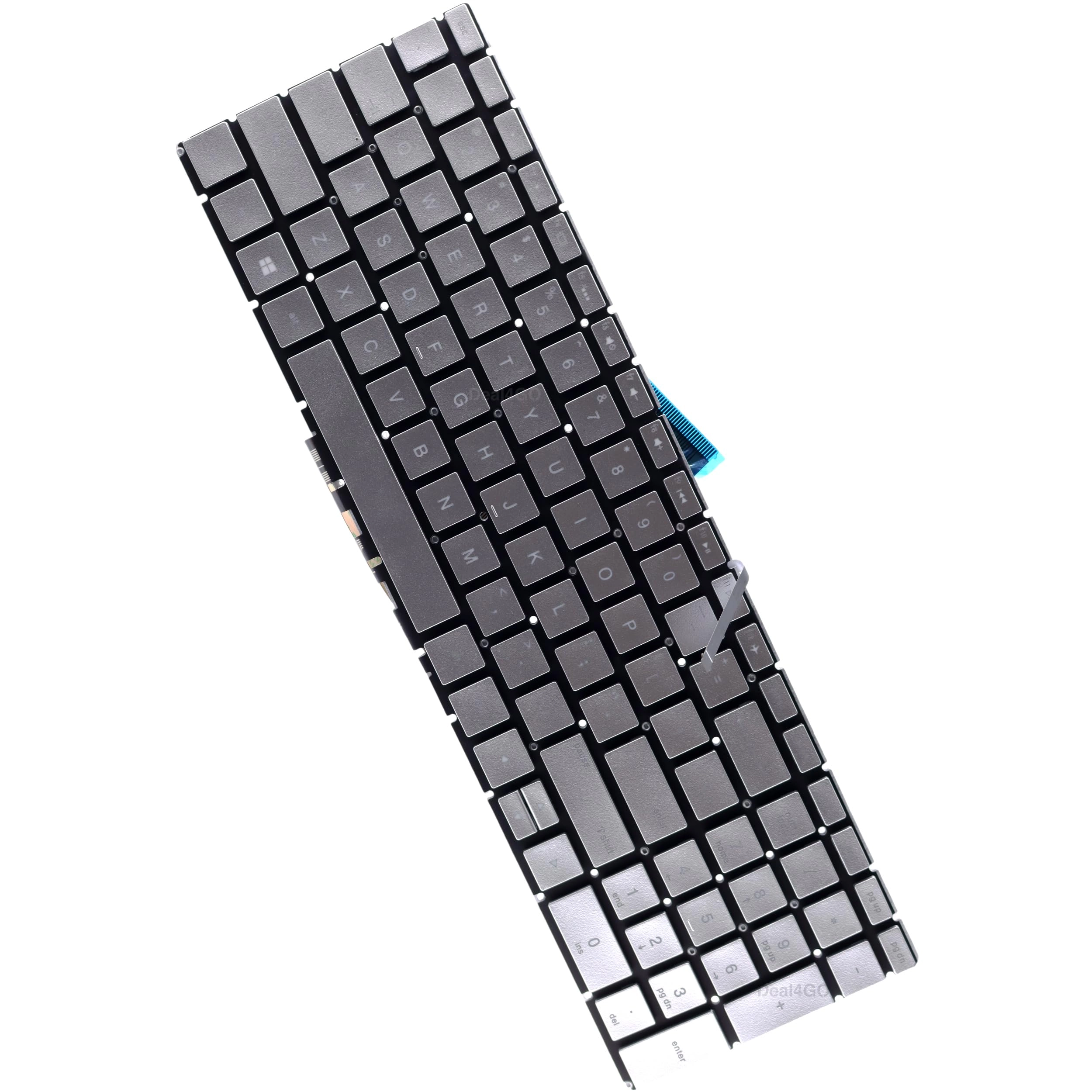 Backlit Keyboard - US-INTL 100-Keys Black