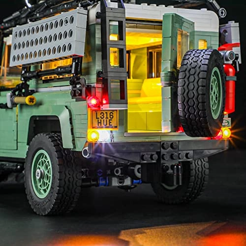LED Lighting Kit for LEGO Land Rover Classic Defender 90 10317 - Plastic 1
