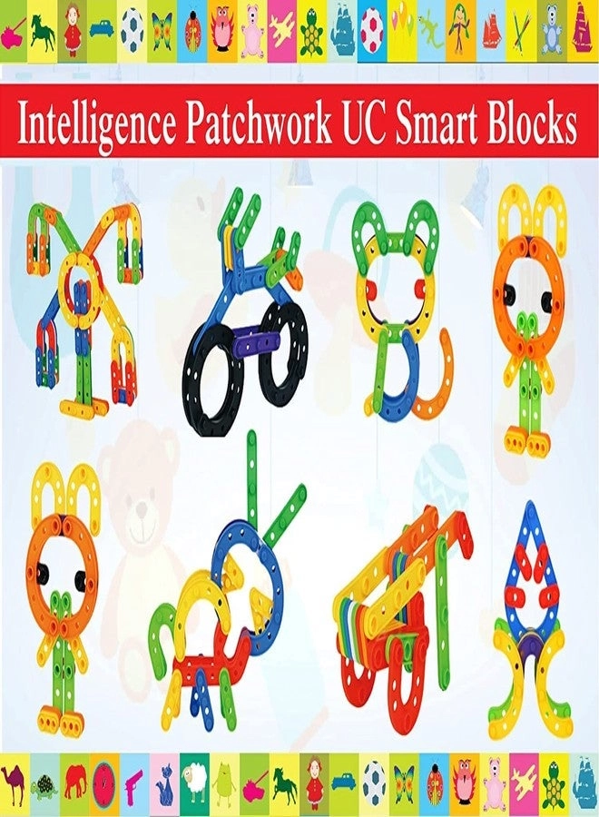 Plastic UC Smart Patchwork Building Blocks - 120 pcs