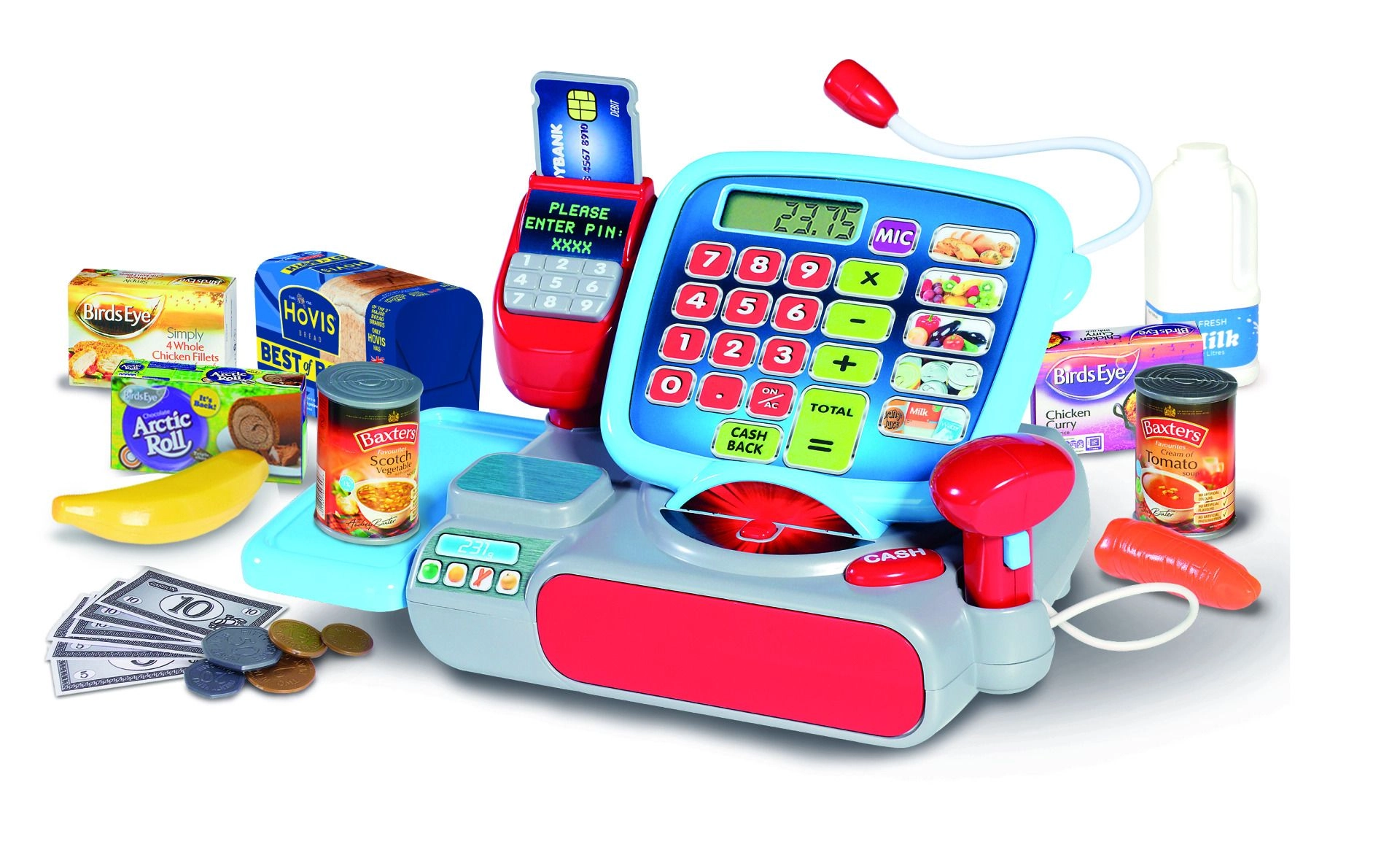 Supermarket Till - touch-sensitive screen working calculator (WB-664)